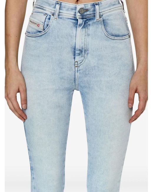DIESEL Blue 1984 Slandy-High 09G17 Skinny Jeans