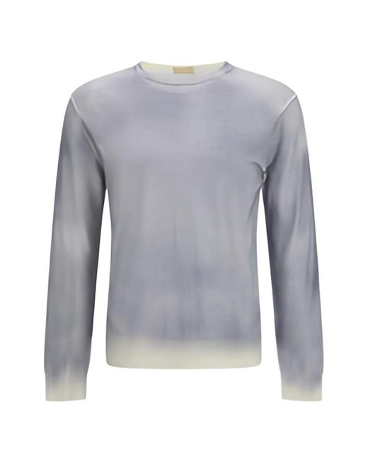 Aragona Gray Crew-Neck Sweater for men