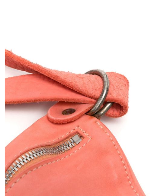 Guidi Pink Small Leather Belt Bag