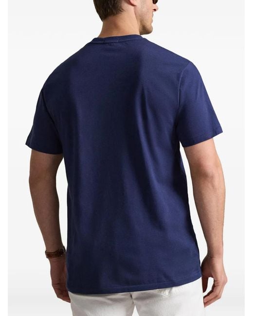 Polo Ralph Lauren Blue Polo Bear T-Shirt for men
