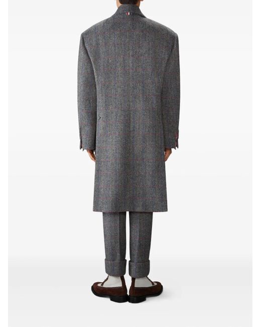 Thom Browne Hunting Tweed Sailorjas in het Gray voor heren