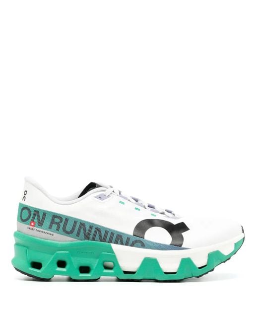 On Shoes Green Cloudmster Hyper Sneakers for men