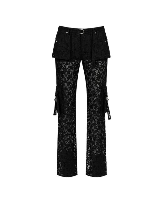 Blumarine Black Lace Trousers