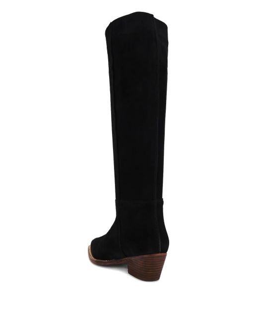 Free People Black 50Mm Sway Suede Boots