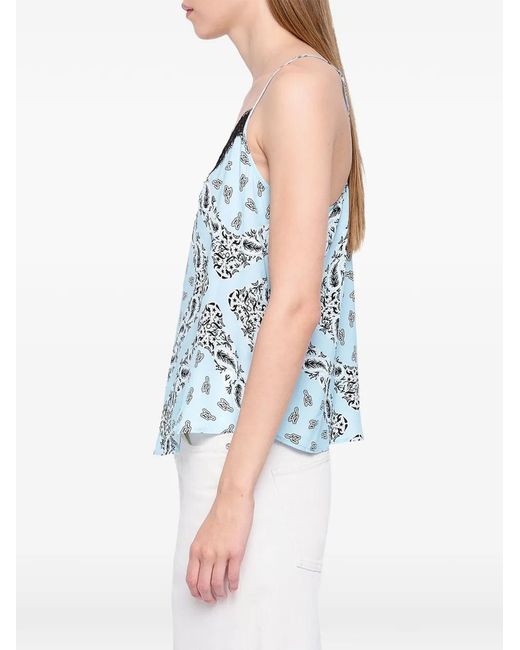 Zadig & Voltaire Blue Cespa Camisole
