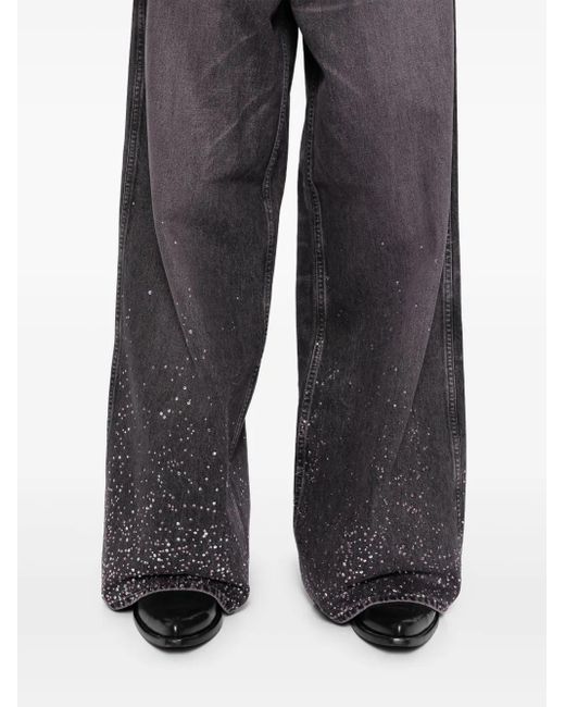MASU Gray Stardust Baggy Jeans for men