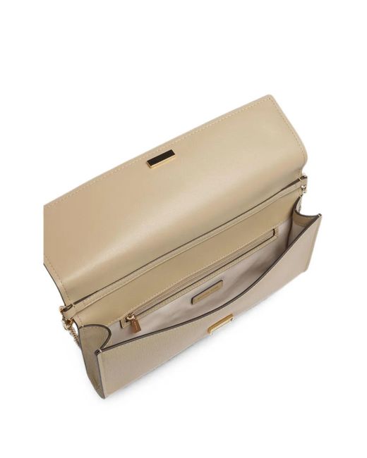 Michael Kors Natural Hamilton Moderne Medium Leather Convertible Clutch