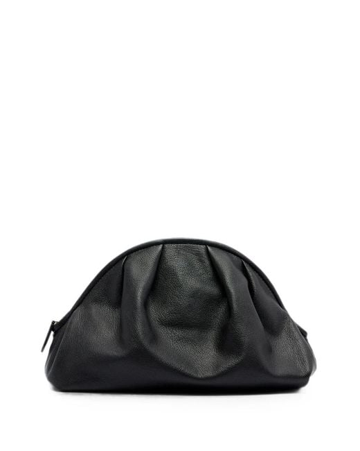 The Row Black Charlotte Clutch Bag