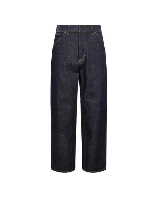 Carhartt Blue Og Contrast-Stitch Jeans for men