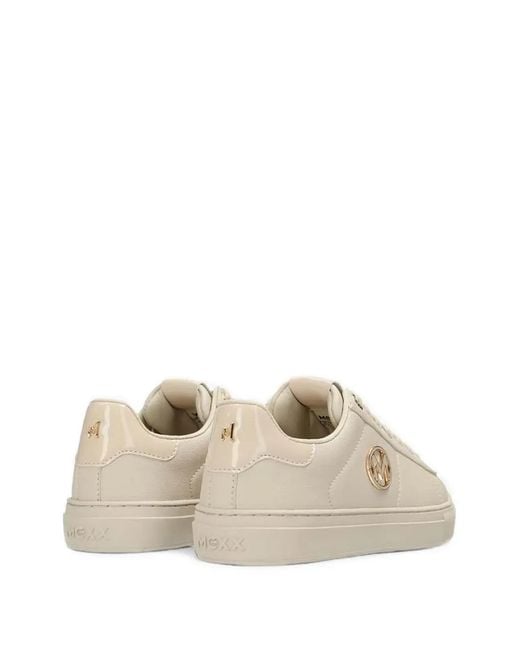 Mexx White Logo-Plaque Sneakers