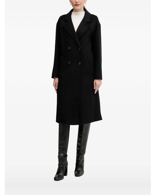 GAUDI Black Double-Breasted Coat