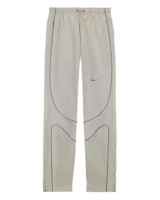 corteiz Gray X Nike Nrg Zip Detail Trousers