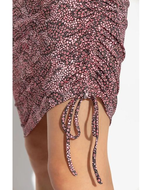 Isabel Marant Purple Jovania Mini Dress