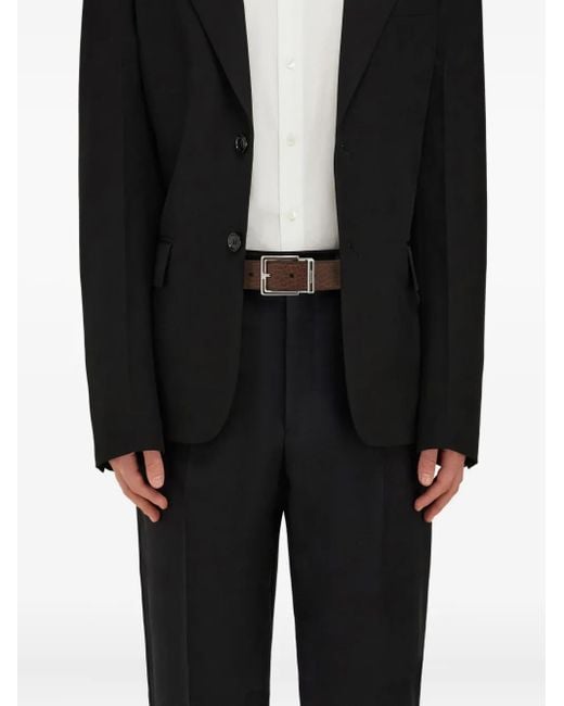 Ferragamo Gürtel mit eckiger Schnalle in White für Herren