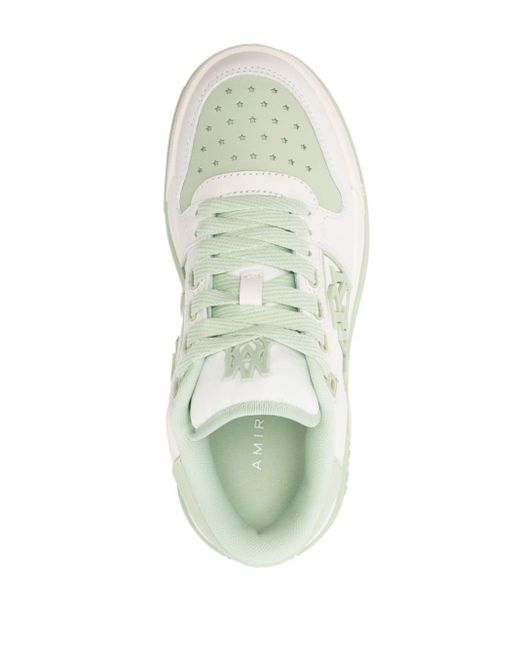 Amiri Classic Low Leren Sneakers in het White