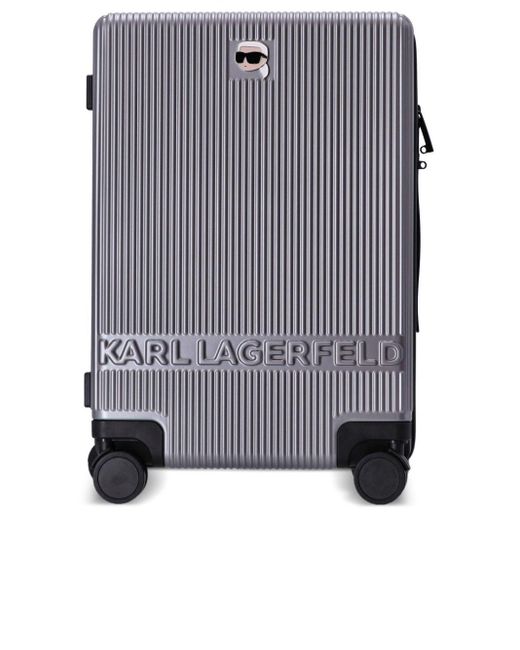 Karl Lagerfeld Blue K/ikonik 2.0 Metallic Trolley for men