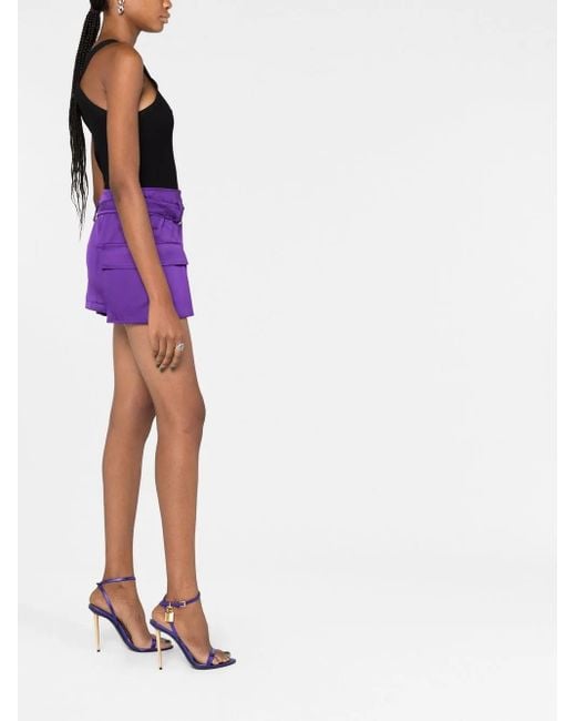 Skirts > short skirts Versace en coloris Purple