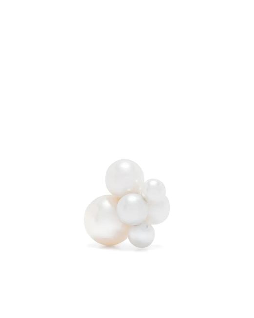 Sophie Bille Brahe White 14Kt Bise Freshwater Pearls Single Earring