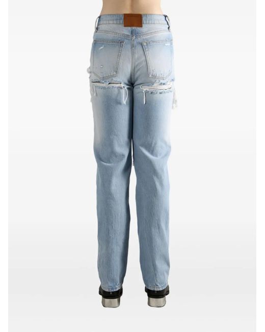 Alexander Wang Blue Ripped Jeans