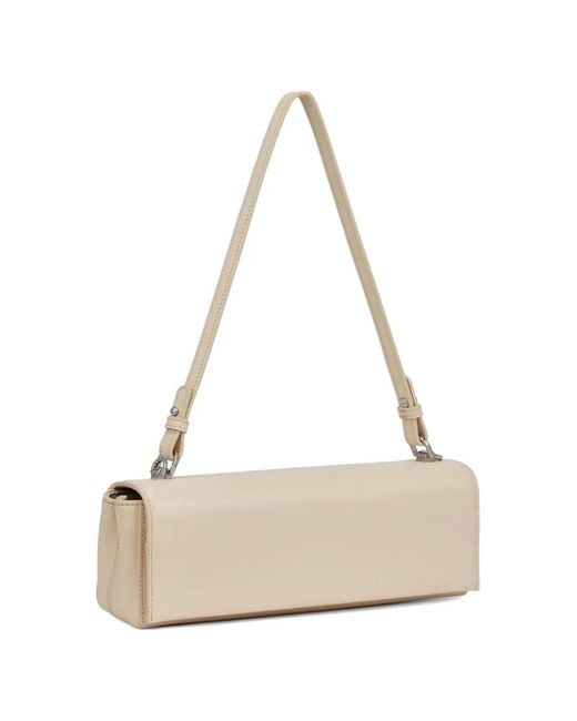 POTAMY Natural Adjustable Strap Leather Shoulder Bag