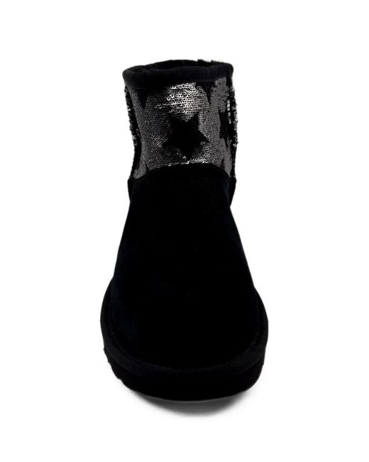 Ugg Black Classic Mini Sequin Boots