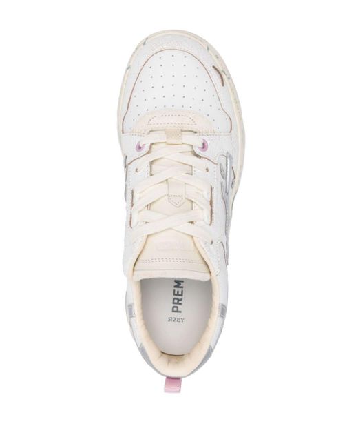 Premiata Drake Low-top Sneakers in het White