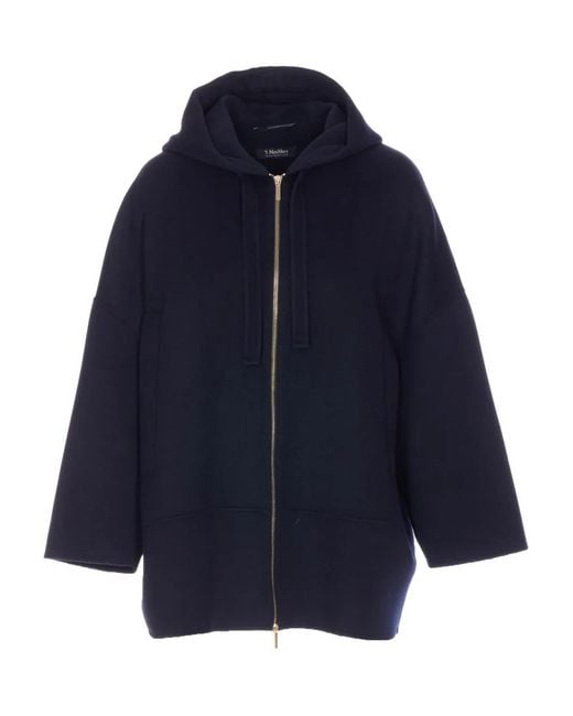 Max Mara Blue Leila Coat