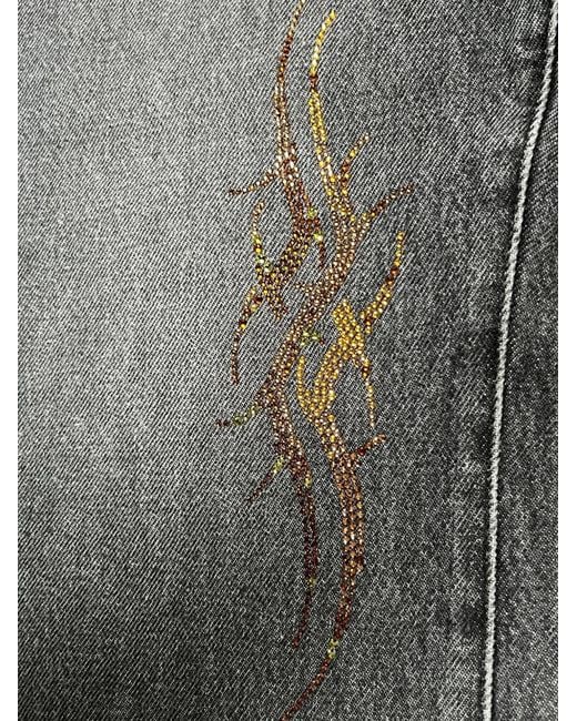 Alchemist Blue Studio Crystal-Embellished Jeans for men
