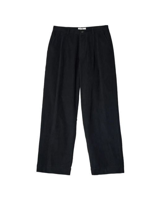 Universal Works Blue Grad Corduroy Trousers for men
