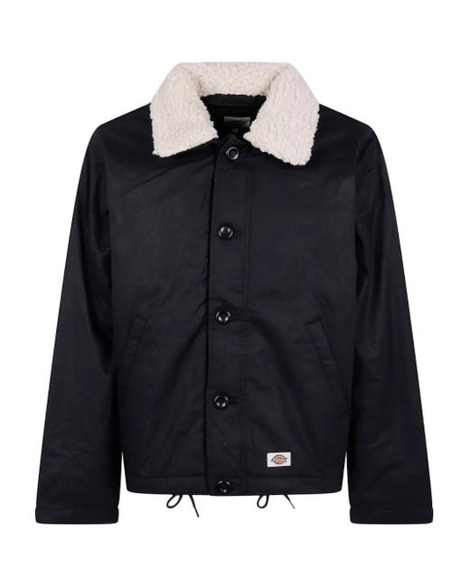 Giacca Eisenhower Con Collo di Dickies in Black