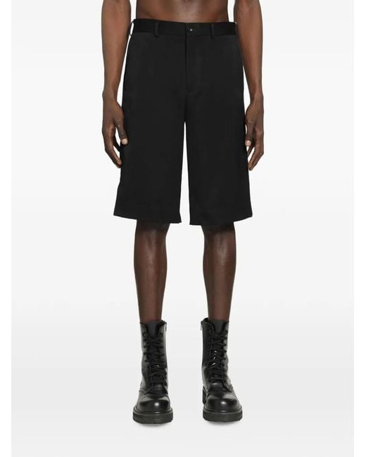 Comme des Garçons Black Zip-Detailed Tailored Shorts for men