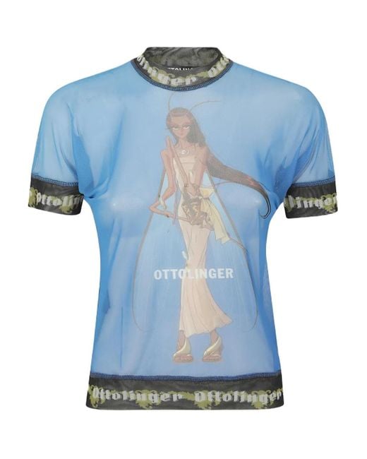 OTTOLINGER Blue Short-Sleeve T-Shirt