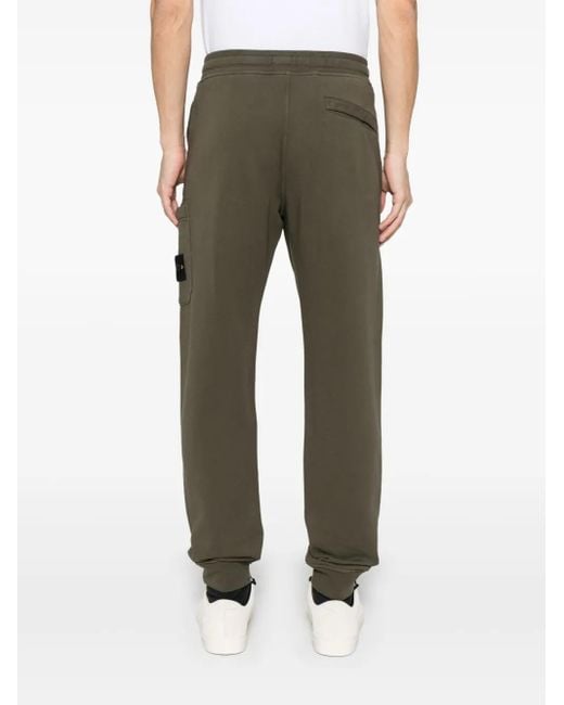 Stone Island Trainingsbroek Met Compass-Logopatch in het Green voor heren