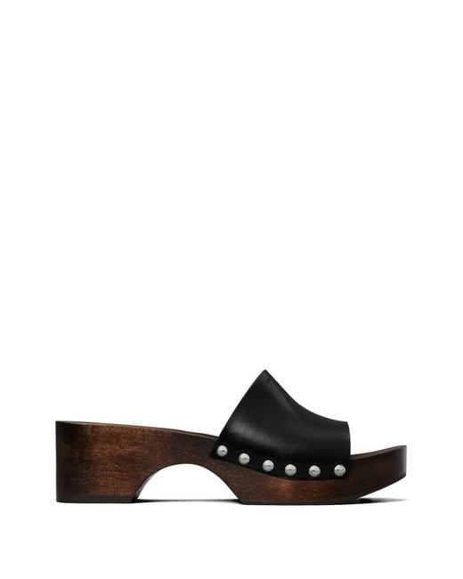 Tory Burch White Sandals Clog