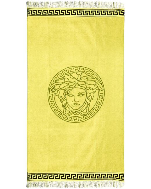 Versace Badetuch mit Medusa-Design in Gelb für Herren | Lyst DE
