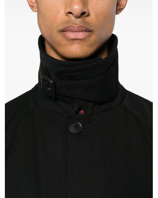 Balenciaga Einreihiger Mantel in Black für Herren