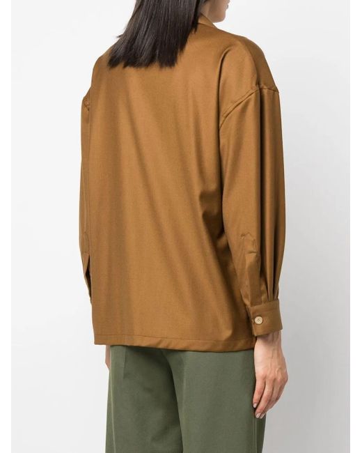 Giuliva Heritage Brown Meryl Long-Sleeve Shirt