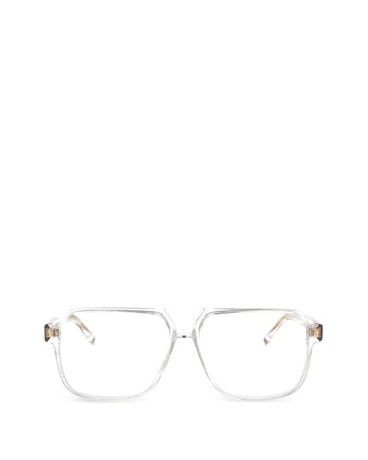 DSquared² Brille Mit Eckigem Gestell in White für Herren