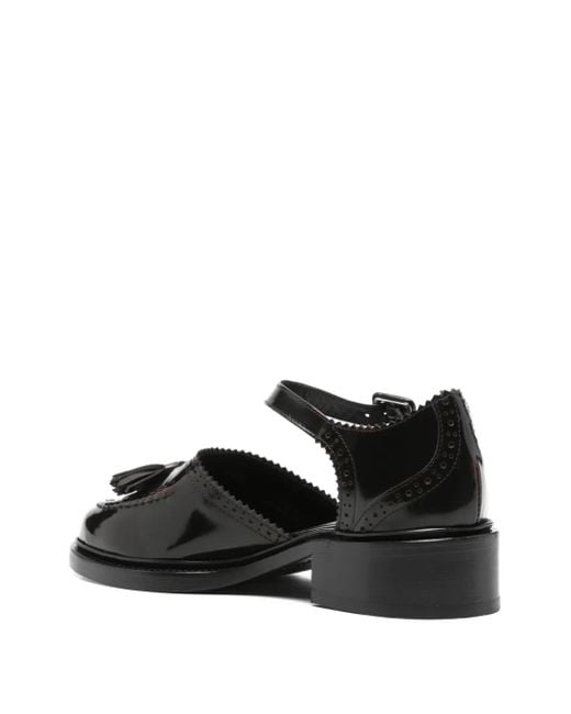 Nicole Saldanã Black Margaret Tassel-Embellished Loafers