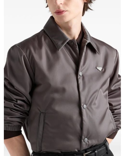Sobrecamisa Re-Nylon Prada de hombre de color Gray