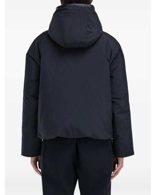 Ferragamo Blue Hooded Jacket