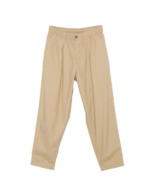 Universal Works Natural Elasticated Trousers for men