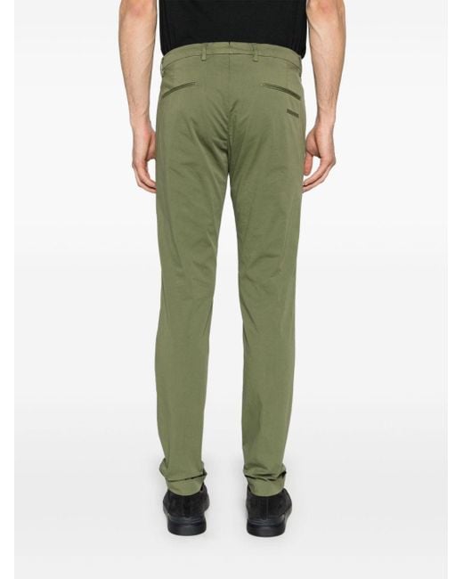 Pantalones chinos slim Briglia 1949 de hombre de color Green