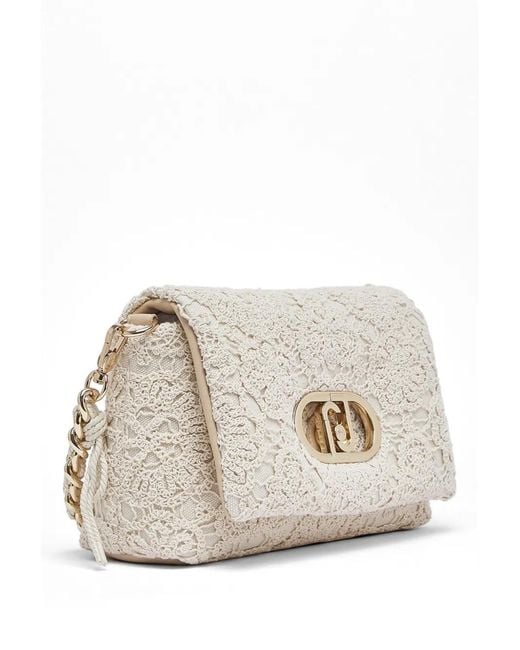 Liu Jo Natural Medium Lapuffy Crochet Bag