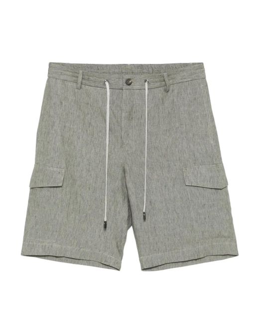 メンズ Peserico ドローストリング ショートパンツ Gray