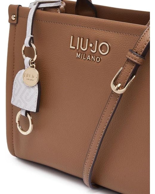 Liu Jo Brown Small Charm Handbag