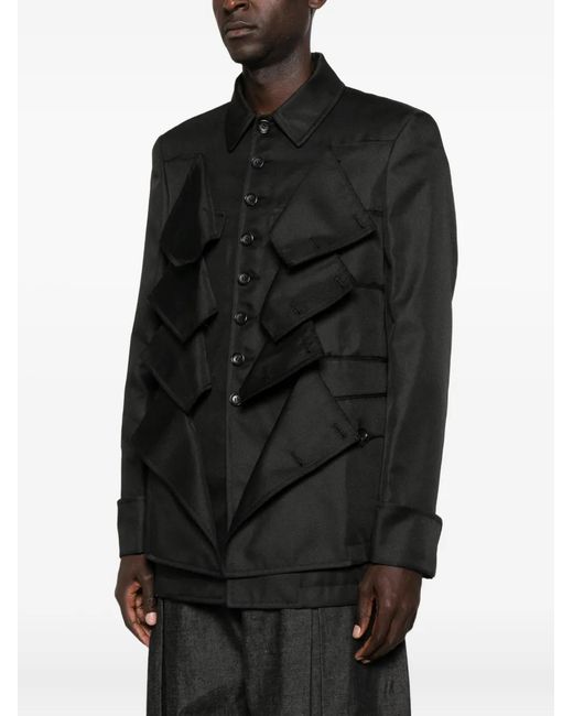 Comme des Garçons Black Flap-Pocket Jacket for men