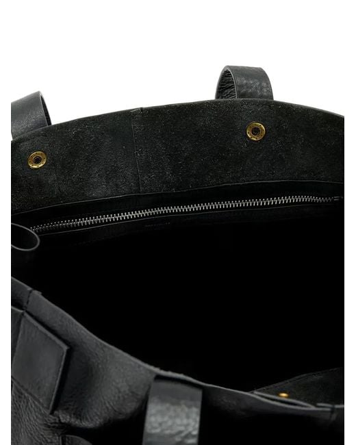 AllSaints Black Ursa Tote Bag