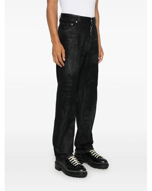 DSquared² Black 642 Jeans for men