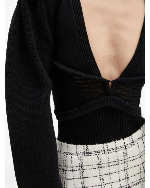 IRO Black V-Neck Sweater